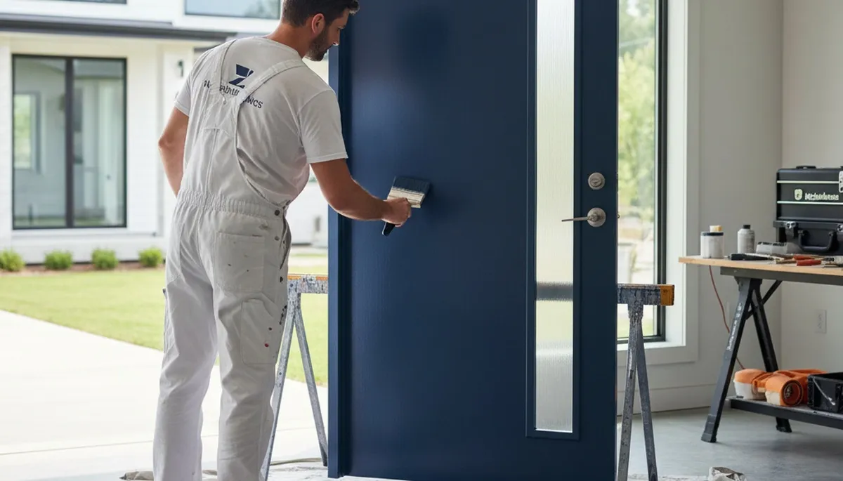 Professional door painting service by expert house painters in Knoxville, TN