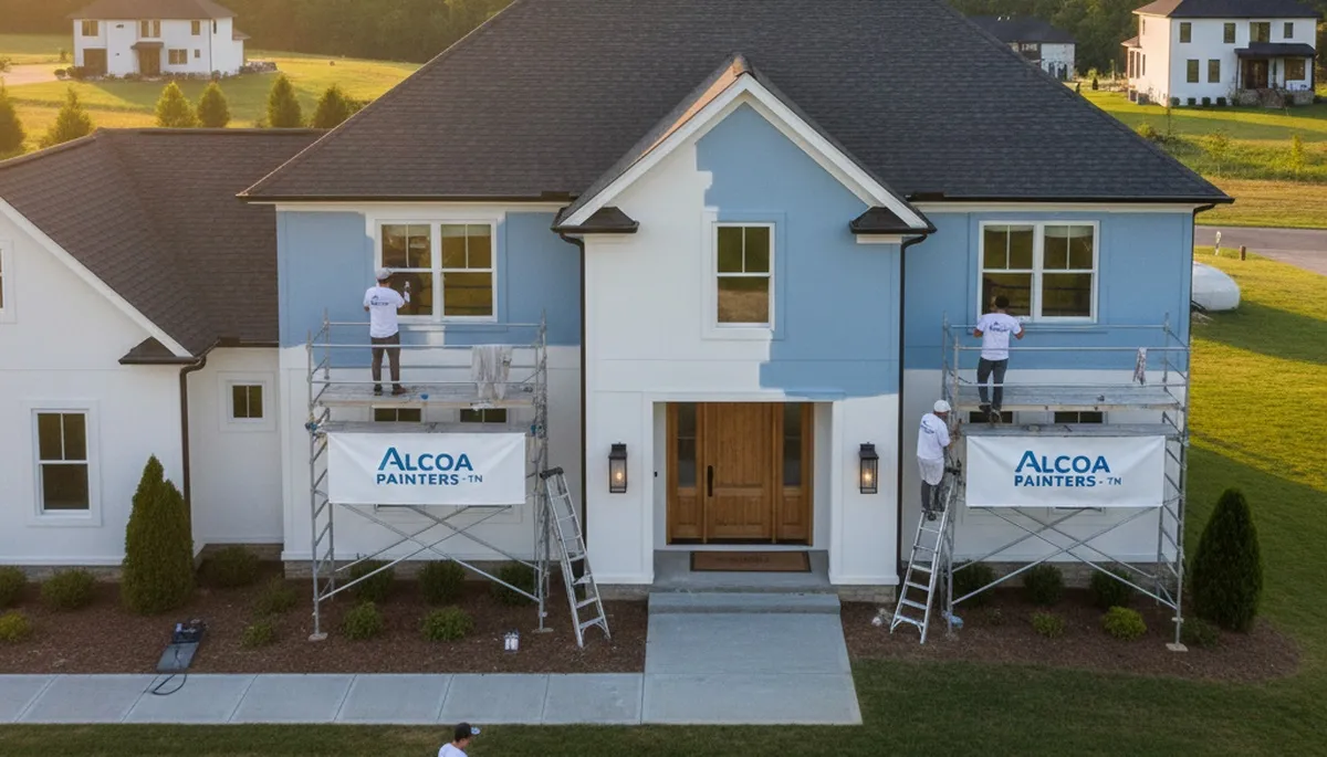 Professional house painters providing exterior painting services in Knoxville, TN homes