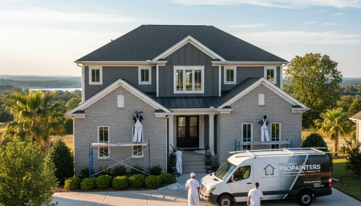 Knoxville, TN house painting service by Painting Knoxville TN for interior and exterior home painting